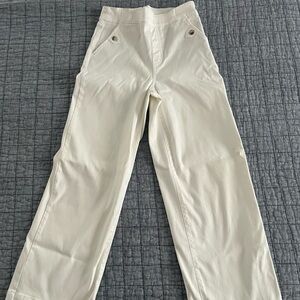 SPANX Stretch Twill Wide Leg Crop Pants